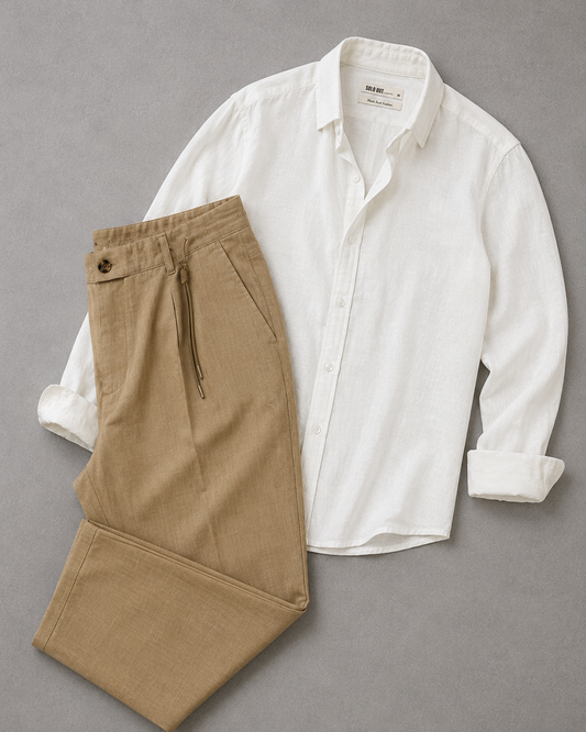 Linen suit